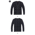 Yak Wool/Cashmere V Neck Cardigan Long Sleeve Sweater/Knitwear/Garment/Clothes